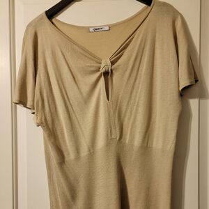 DKNY Company Beige Top